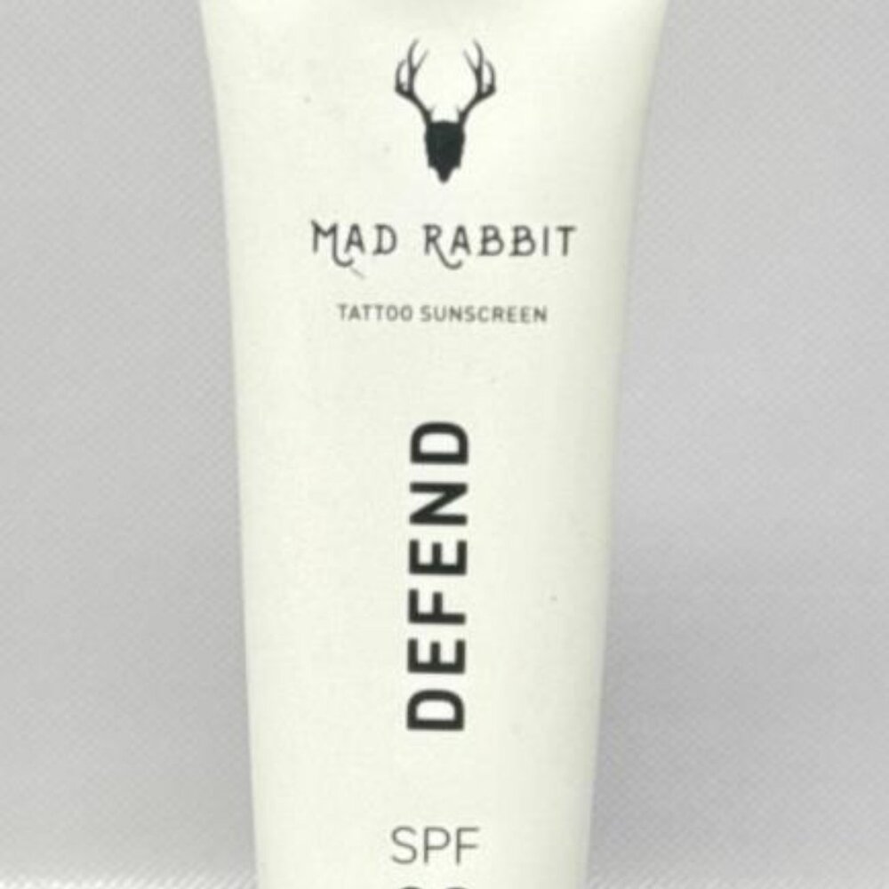 2 For $25 - Mad Rabbit Defend Tattoo Sunscreen SPF 30 100mL Tube Mineral
